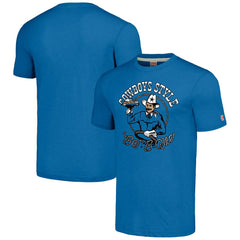 Dallas Cowboys Homage Unisex NFL x Guy Fieri’s Flavortown Tri-Blend T-Shirt - Royal T-shirts