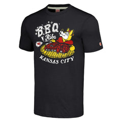 Kansas City Chiefs Homage Unisex NFL x Guy Fieri’s Flavortown Tri-Blend T-Shirt - Charcoal T-shirts