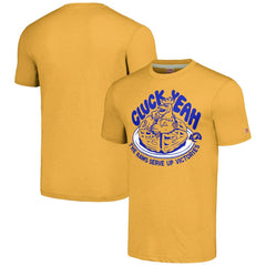 Los Angeles Rams Homage Unisex NFL x Guy Fieri’s Flavortown Tri-Blend T-Shirt - Gold T-shirts
