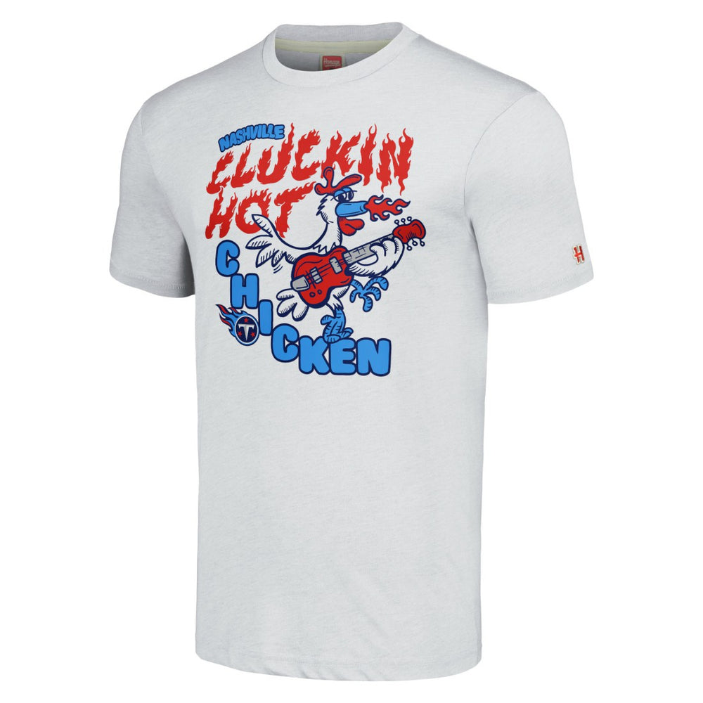 Tennessee Titans Homage Unisex NFL x Guy Fieri’s Flavortown Tri-Blend T-Shirt - Ash T-shirts