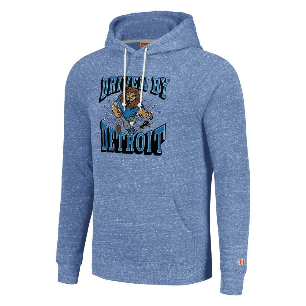 Detroit Lions Homage Unisex Hyperlocal Raglan Pullover Hoodie - Blue Hoodies