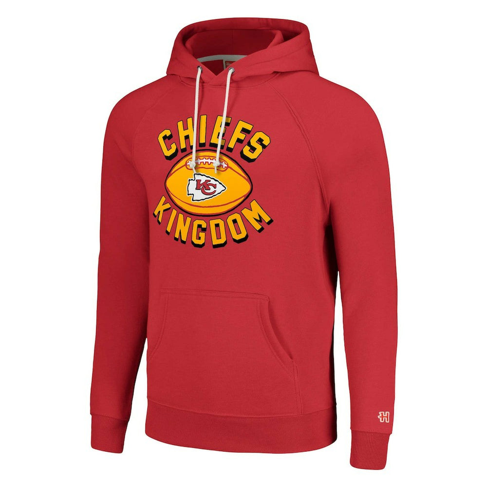 Kansas City Chiefs Homage Unisex Hyperlocal Raglan Pullover Hoodie - Red Hoodies