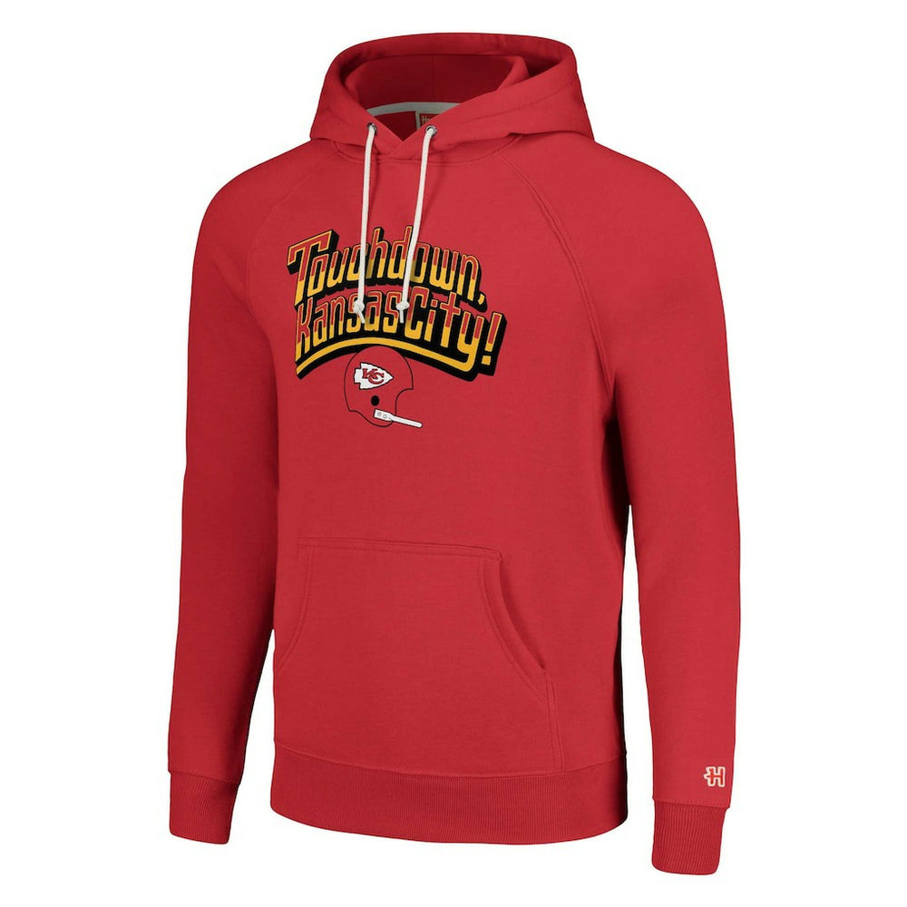 Kansas City Chiefs Homage Unisex Hyperlocal Raglan Pullover Hoodie - Red Hoodies