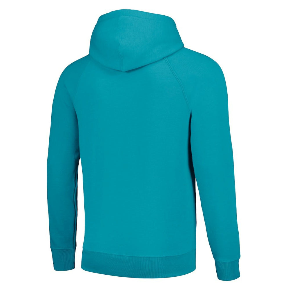 Miami Dolphins Homage Unisex Hyperlocal Raglan Pullover Hoodie - Aqua Hoodies