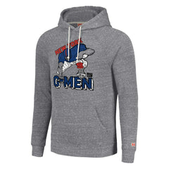 New York Giants Homage Unisex Hyperlocal Raglan Pullover Hoodie - Gray Hoodies