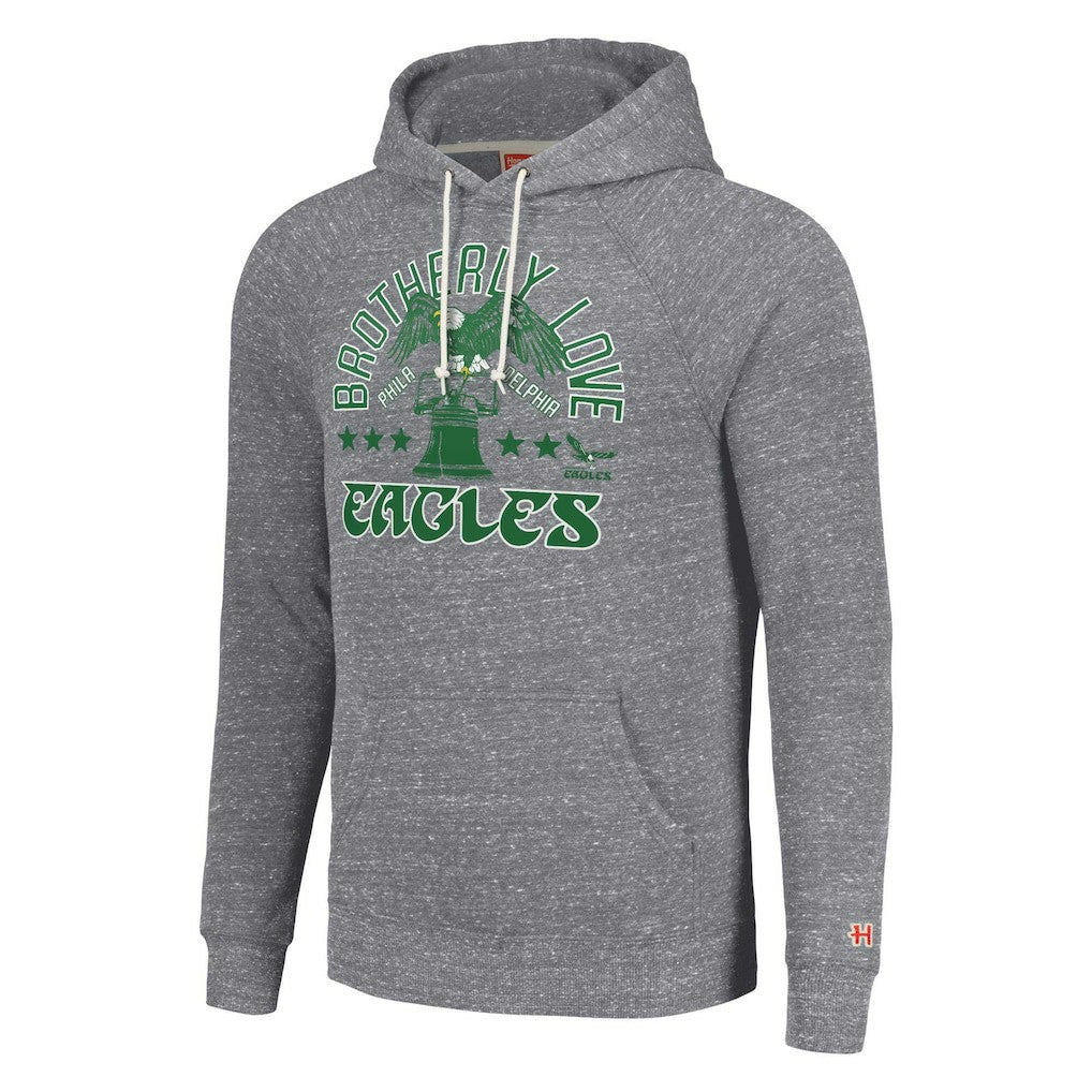 Philadelphia Eagles Homage Unisex Hyperlocal Raglan Pullover Hoodie - Gray Hoodies