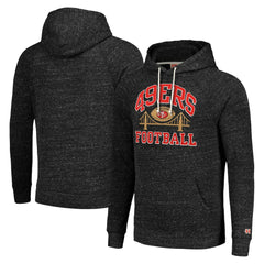 San Francisco 49ers Homage Unisex Hyperlocal Raglan Pullover Hoodie - Charcoal Hoodies