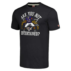 Ray Lewis Baltimore Ravens Homage Unisex Unisex Caricature Retired Player Tri-Blend T-Shirt - Charcoal T-shirts