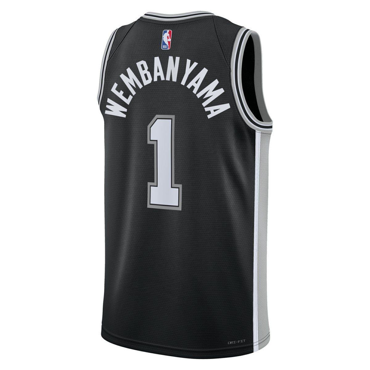 Victor Wembanyama San Antonio Spurs Unisex 2023 NBA Draft First Round Pick Swingman Jersey Icon Edition Black - Nike