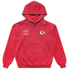 Kansas City Chiefs Born x Raised Unisex Pullover Hoodie - Red Hoodies