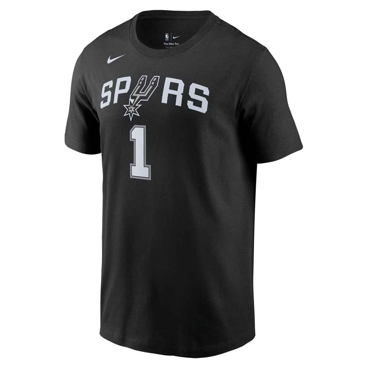 Victor Wembanyama San Antonio Spurs Icon 2022/23 Name & Number T-Shirt Black - Nike