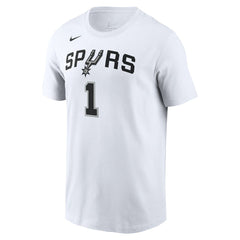 Victor Wembanyama San Antonio Spurs Icon 2022/23 Name & Number T-Shirt White - Nike