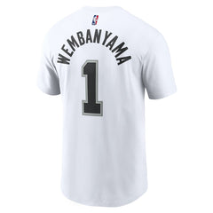 Victor Wembanyama San Antonio Spurs Icon 2022/23 Name & Number T-Shirt White - Nike