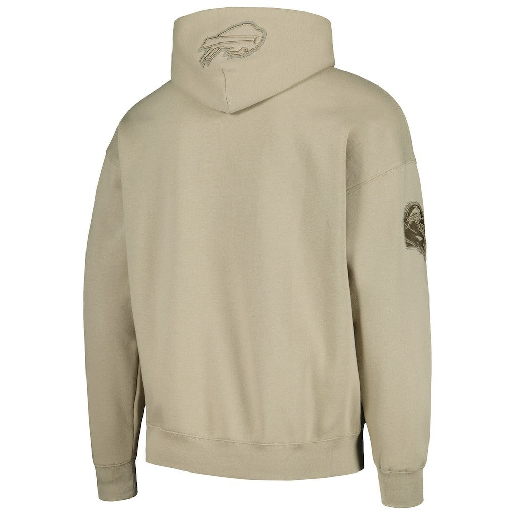 Josh Allen Buffalo Bills Pro Standard Player Name & Number Pullover Hoodie - Tan Hoodies