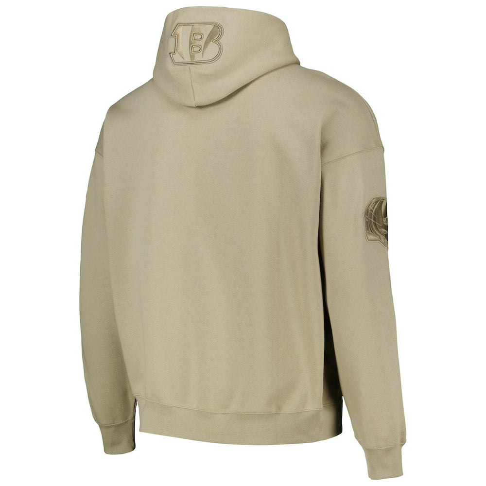 Joe Burrow Cincinnati Bengals Pro Standard Player Name & Number Pullover Hoodie - Tan Hoodies