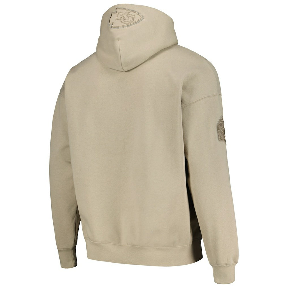 Kansas City Chiefs Pro Standard Player Name & Number Pullover Hoodie - Tan Hoodies
