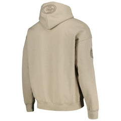 Christian McCaffrey San Francisco 49ers Pro Standard Player Name & Number Pullover Hoodie - Tan Hoodies