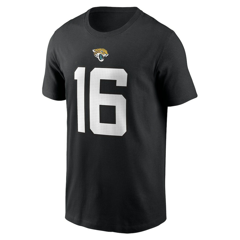 Trevor Lawrence Jacksonville Jaguars Player Name & Number T-Shirt - Black T-shirts