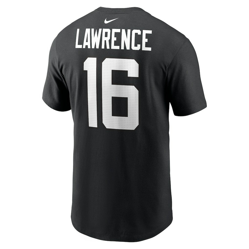 Trevor Lawrence Jacksonville Jaguars Player Name & Number T-Shirt - Black T-shirts
