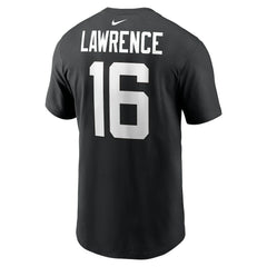 Trevor Lawrence Jacksonville Jaguars Player Name & Number T-Shirt - Black T-shirts