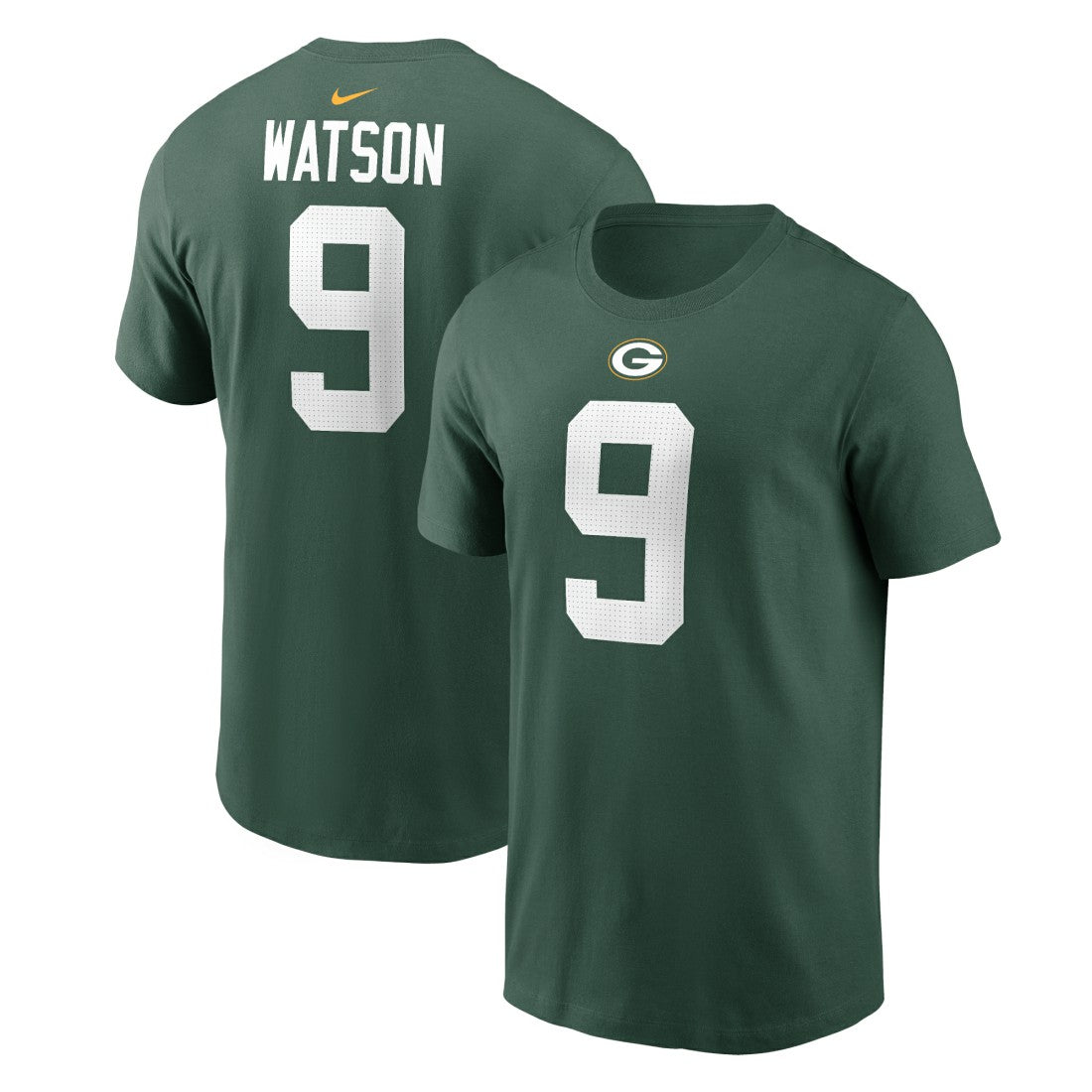 Christian Watson Green Bay Packers Player Name & Number T-Shirt - Green T-shirts