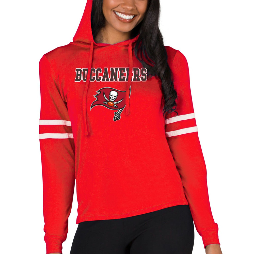 Tampa Bay Buccaneers Concepts Sport Women's Marathon Lightweight Lounge Pullover Hoodie - Red Hoodies
