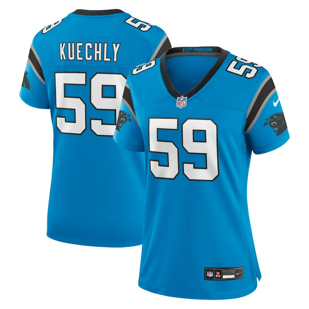 Luke Kuechly Carolina Panthers Women's Retired Player Game Jersey - Blue Jerseys