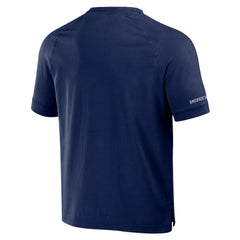 Dallas Cowboys NFL x Darius Rucker Collection Washed Raglan Henley T-Shirt - Navy T-shirts