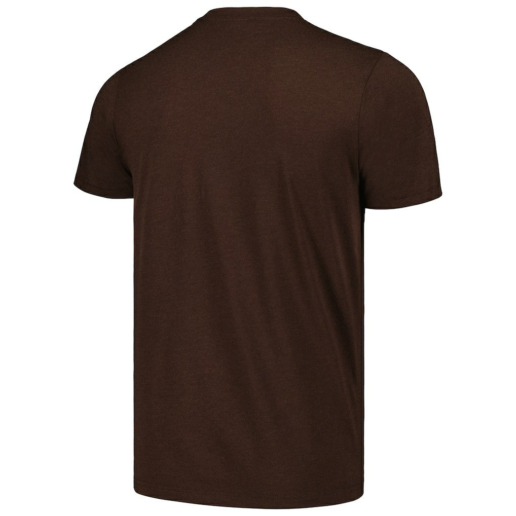 Myles Garrett Cleveland Browns Homage Unisex Caricature Player Tri-Blend T-Shirt - Heathered Brown T-shirts