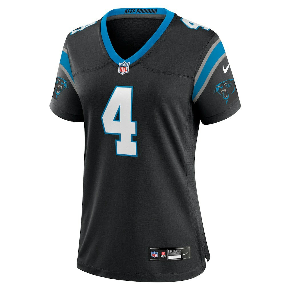 Eddy Pineiro Carolina Panthers Women's Team Game Jersey - Black Jerseys