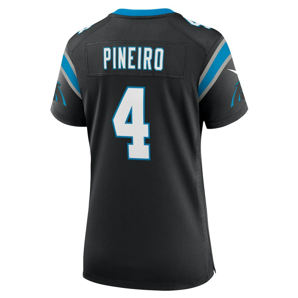 Eddy Pineiro Carolina Panthers Women's Team Game Jersey - Black Jerseys