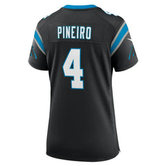 Eddy Pineiro Carolina Panthers Women's Team Game Jersey - Black Jerseys
