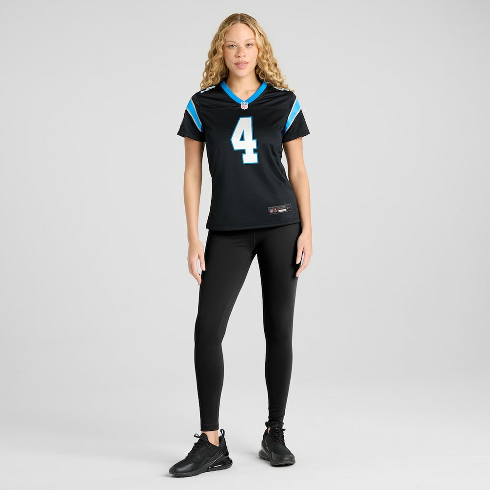 Eddy Pineiro Carolina Panthers Women's Team Game Jersey - Black Jerseys