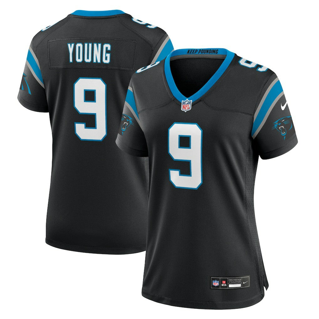 Bryce Young Carolina Panthers Women's Team Game Jersey - Black Jerseys