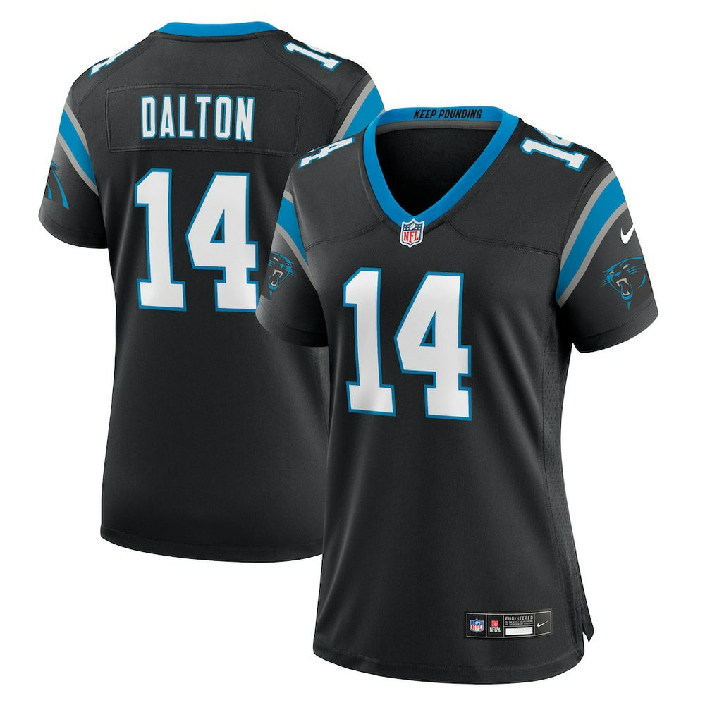 Andy Dalton Carolina Panthers Women's Team Game Jersey - Black Jerseys