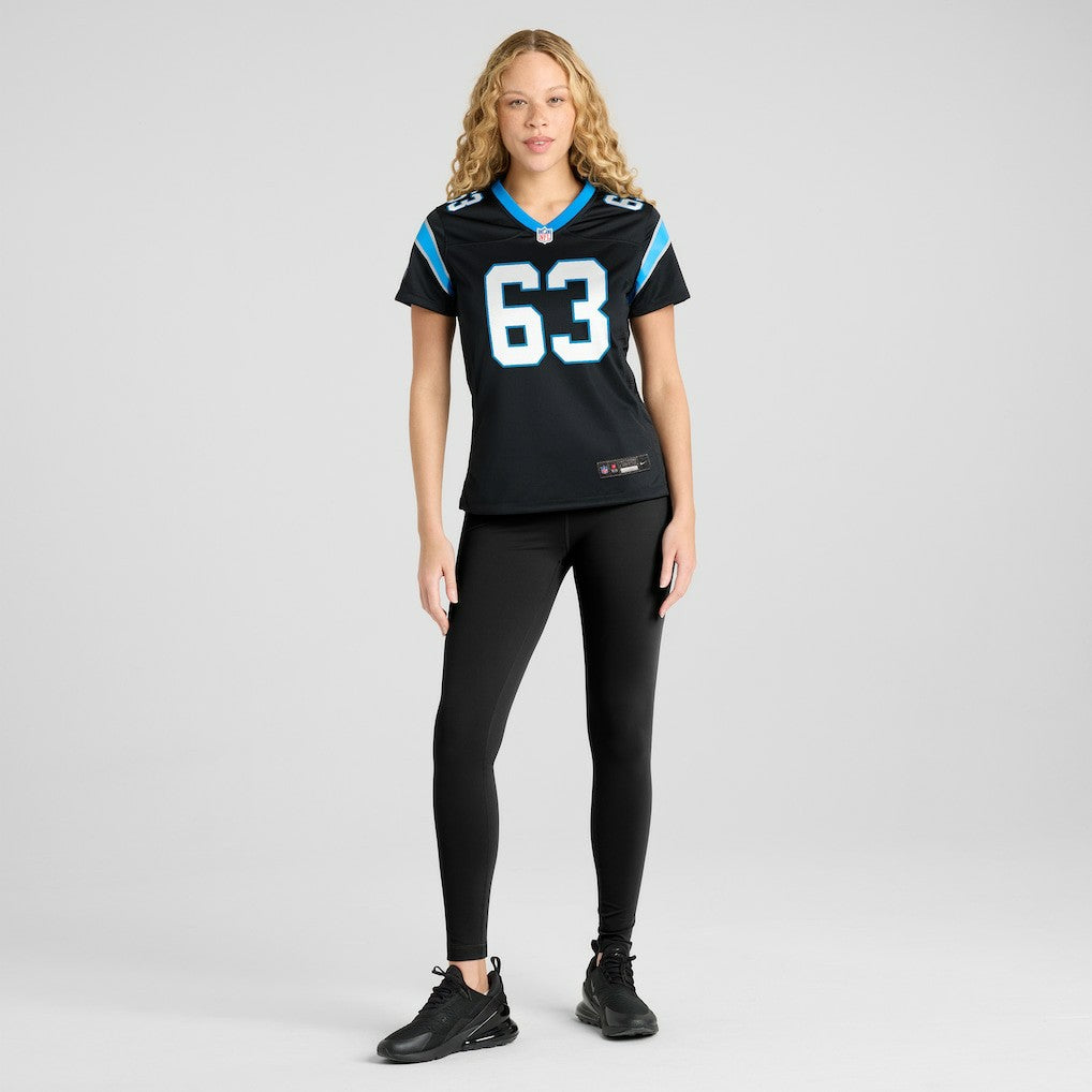 Austin Corbett Carolina Panthers Women's Team Game Jersey - Black Jerseys