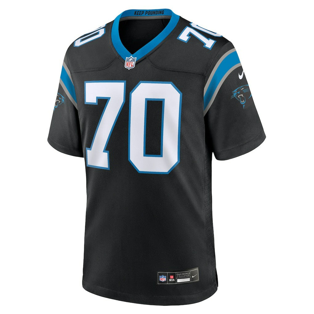 Brady Christensen Carolina Panthers Team Game Jersey - Black Jerseys