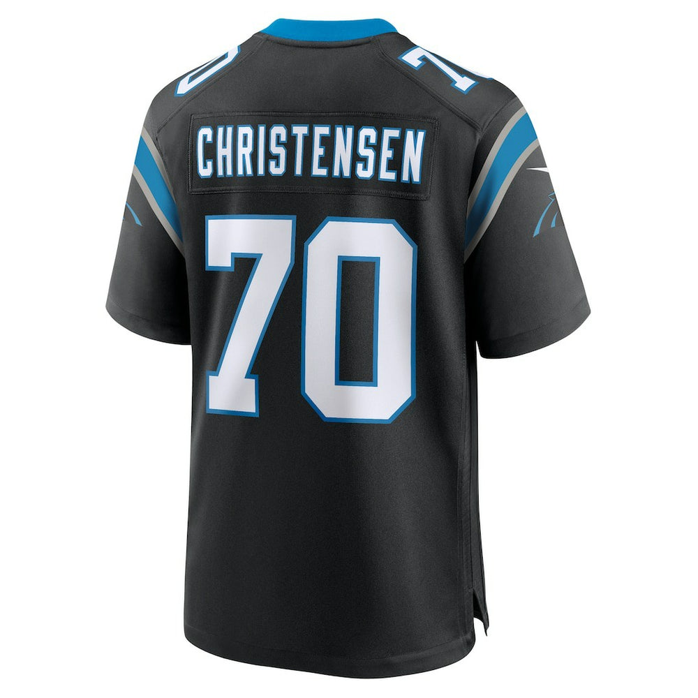 Brady Christensen Carolina Panthers Team Game Jersey - Black Jerseys