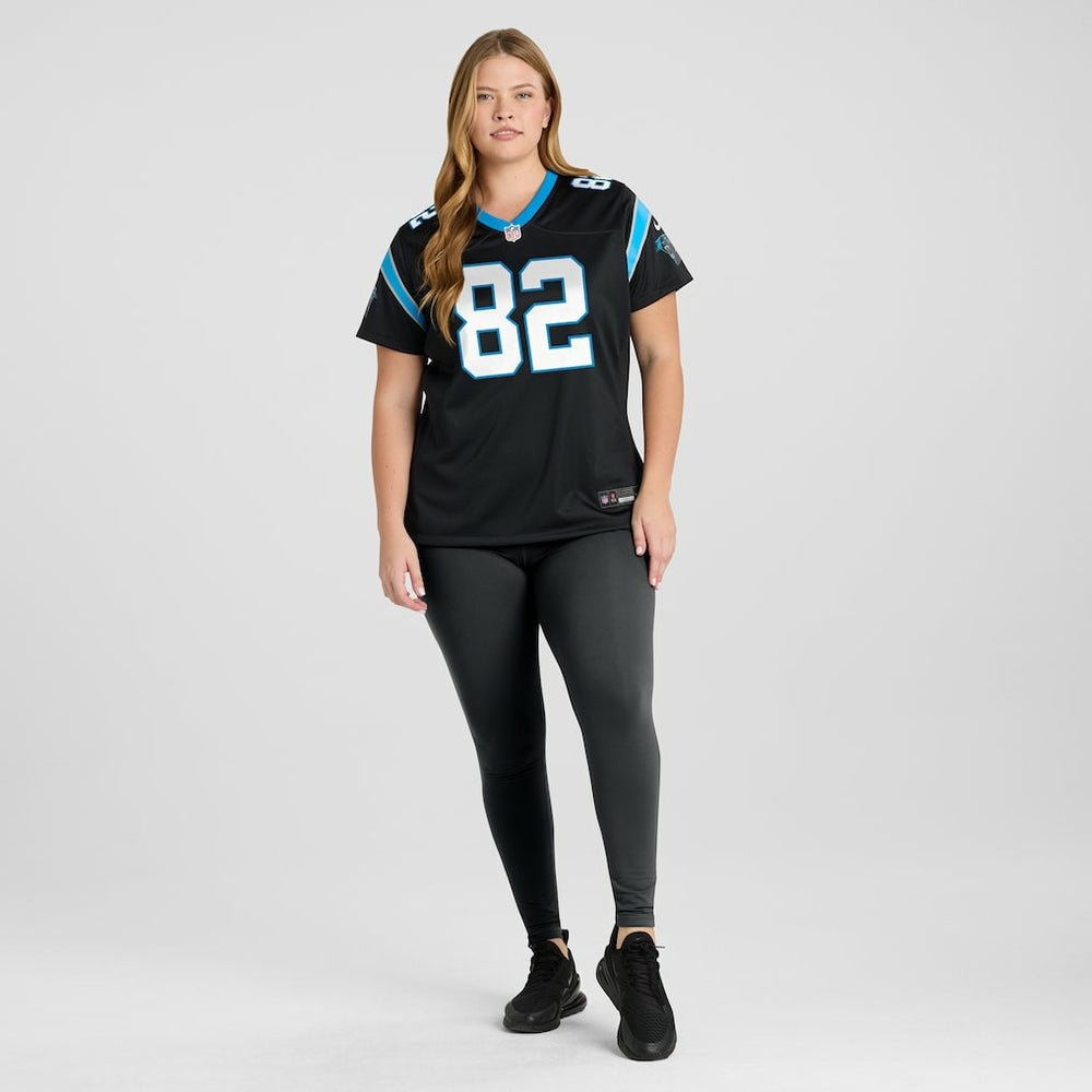 Tommy Tremble Carolina Panthers Women's Team Game Jersey - Black Jerseys