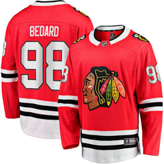 Connor Bedard Chicago Blackhawks Fanatics Home Breakaway Player Jersey - Red | US 200309859