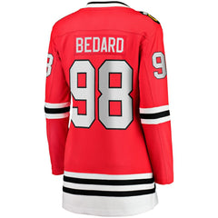 Connor Bedard Chicago Blackhawks Fanatics Women's Home Breakaway Player Jersey - Red | US 200309860