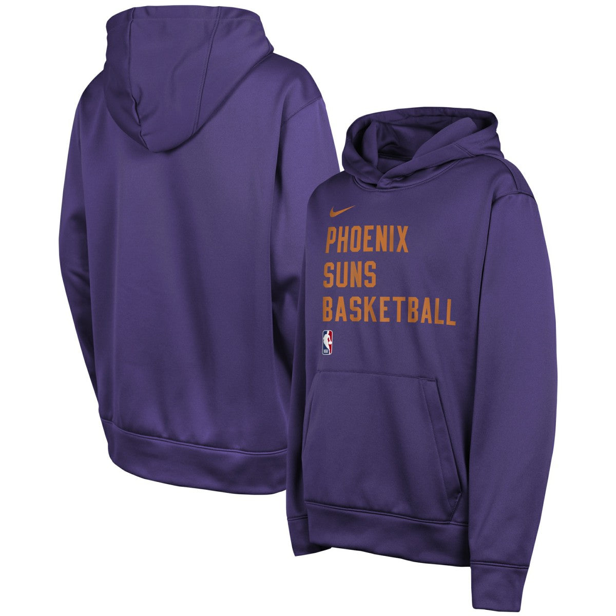 Phoenix Suns Youth Spotlight Performance Pullover Hoodie Purple - Nike