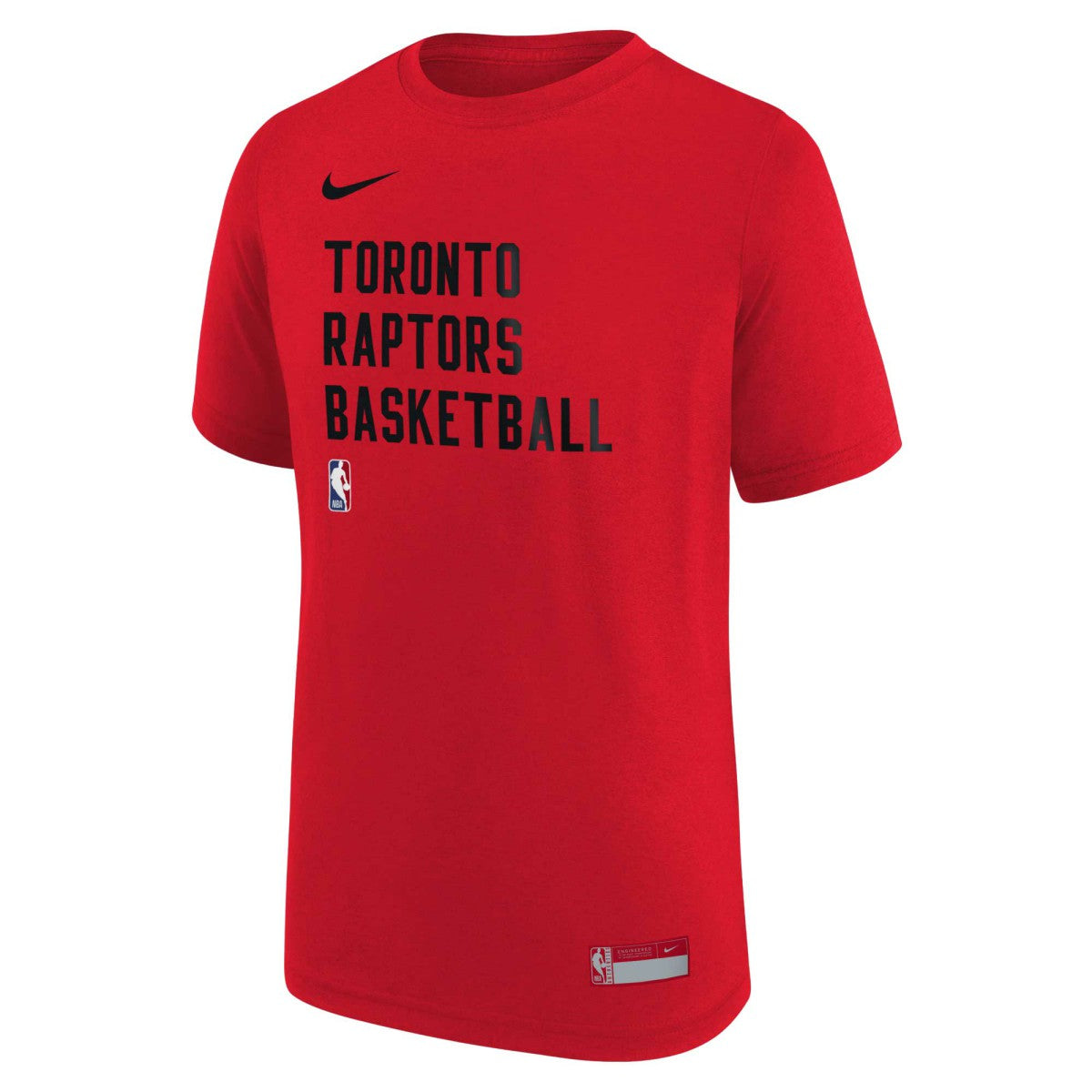 Toronto Raptors Youth Essential Practice T-Shirt Red - Nike