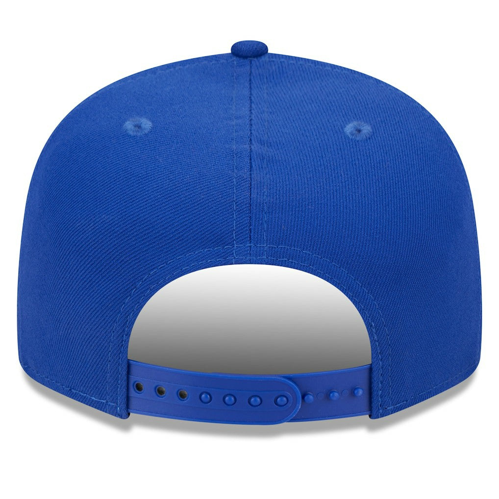 Philadelphia 76ers Rally Drive Finish Line Patch 9FIFTY Snapback Hat Royal - New Era