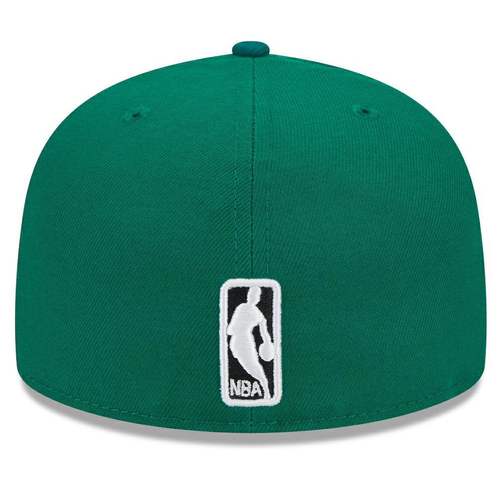 Boston Celtics Rally Drive Checkerboard 59FIFTY Crown Fitted Hat Kelly Green - New Era