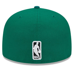 Boston Celtics Rally Drive Checkerboard 59FIFTY Crown Fitted Hat Kelly Green - New Era