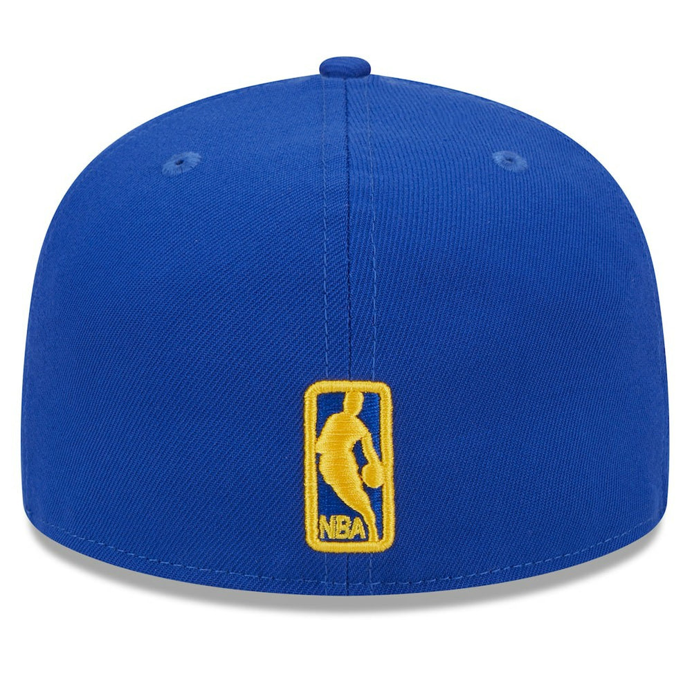 Golden State Warriors Rally Drive Side Patch 59FIFTY Fitted Hat Royal - New Era