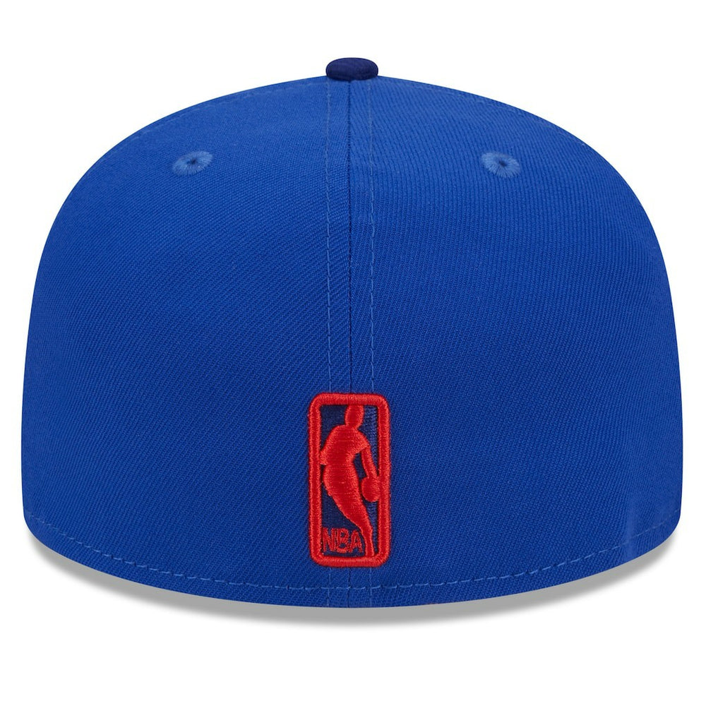 Philadelphia 76ers Rally Drive Checkerboard 59FIFTY Crown Fitted Hat Royal - New Era