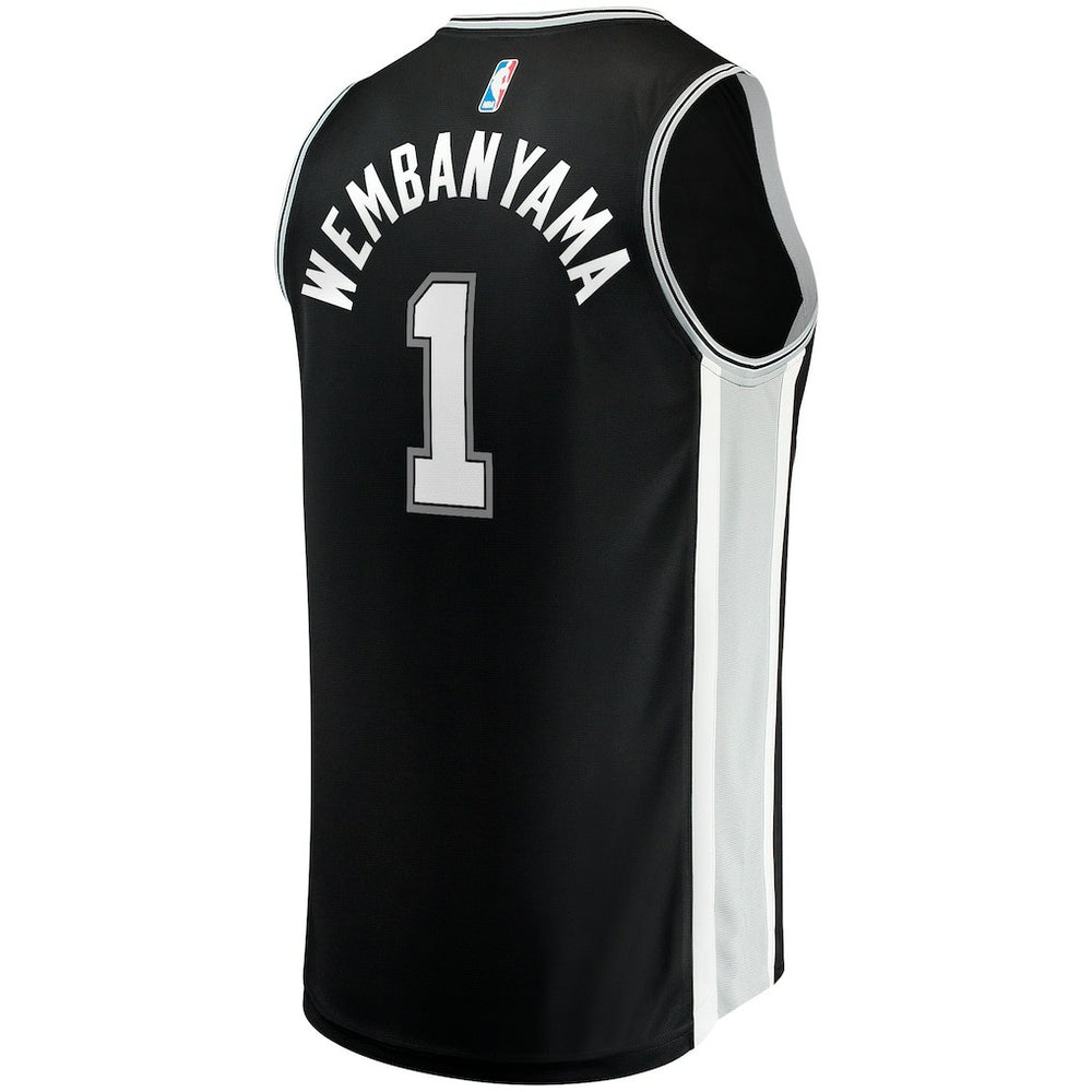 Victor Wembanyama San Antonio Spurs Fast Break Replica Jersey Icon Edition Black - Fanatics