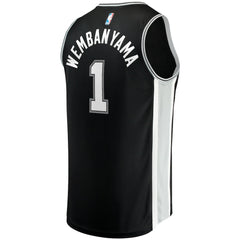 Victor Wembanyama San Antonio Spurs Fast Break Replica Jersey Icon Edition Black - Fanatics